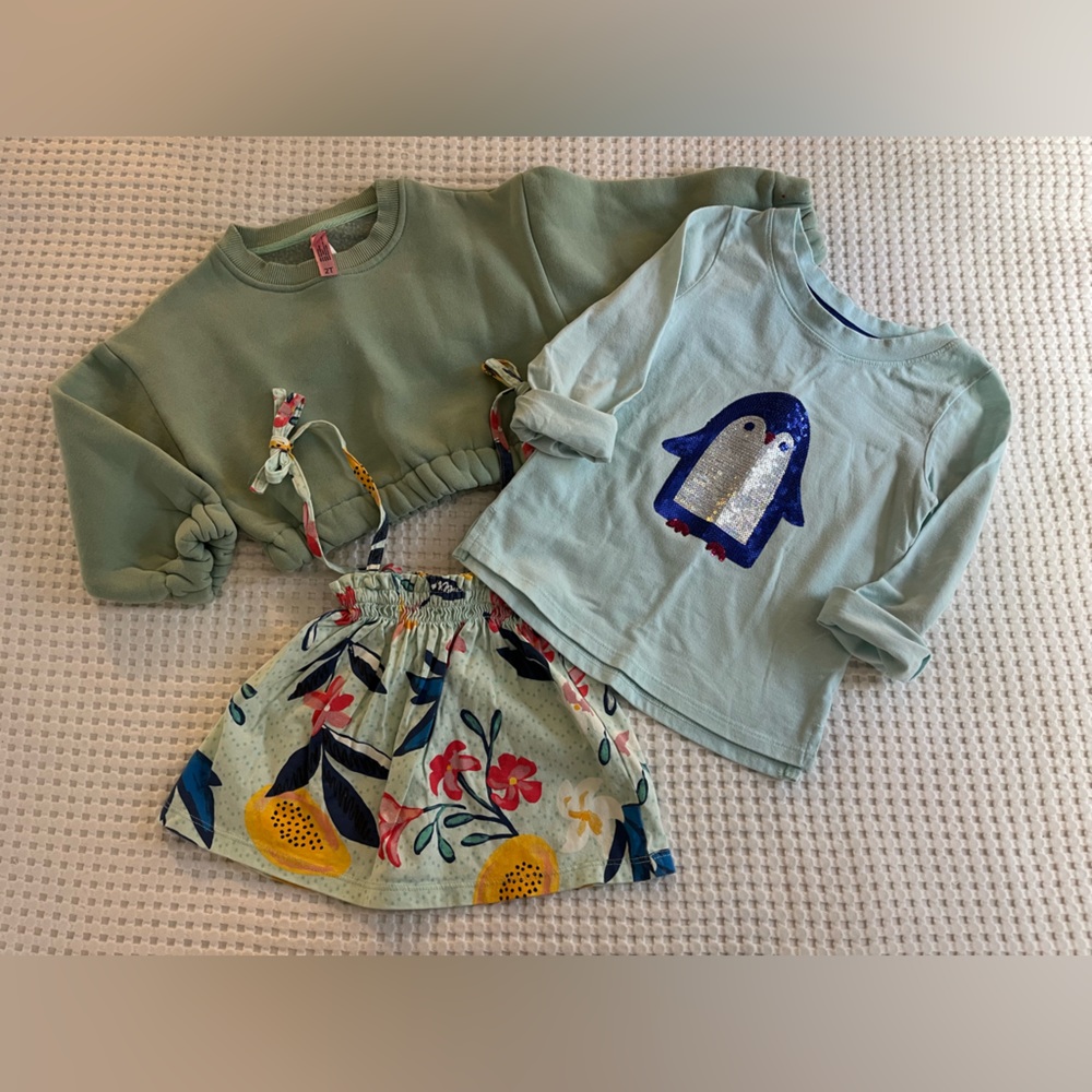 Tea Collection, Cat & Jack || Girls 2/3T Tops Bundle